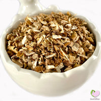 Birch bark cut and sifted brown for rabbits and degus