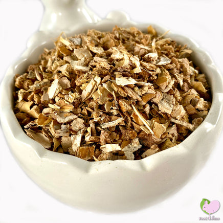 Birch bark cut and sifted brown for rabbits and degus
