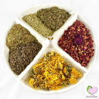 BunFun flower and herb mix for rabbits, guinea pigs, chinchillas, hamsters, degus and gerbils with Calendulas/Marigold, Plantain, Dandelion, Rosebuds, Fennel and Chickweed