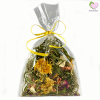 Daisy and Amys Favorite Mix guinea pigs flowers and self dried veggies and dandelions
