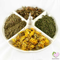Hammy Heaven Mix for hamsters with  Dandelion, Red Clover, Strawberry Leaves, Marigold for rabbits, guinea pigs, chinchillas, hamsters, degus and gerbils.