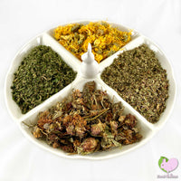 Hammy Heaven Mix for hamsters with  Dandelion, Red Clover, Strawberry Leaves, Marigold for rabbits, guinea pigs, chinchillas, hamsters, degus and gerbils.