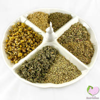 Immune Kicker Mix for rabbits, guinea pigs, chinchillas, hamsters, degus and gerbils with Echinacea, Fennel, Raspberry Leaves, Strawberry Leaves, Chickweed, Yarrow Flowers and Chamomile