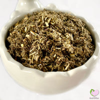 Mugwort Beifuss is green and brown and for rabbits and degus