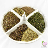 Potpourri with Herbs with Plantain, Nettle, Dandelions, Dill and Fennel for rabbits, guinea pigs, chinchillas, hamsters, degus and gerbils