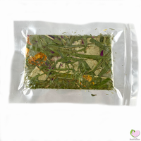 Timothy grass chips with flowers for rabbits guinea pigs chinchillas hamsters and degus