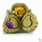 timothy grass cookies heart shaped with flowers for rabbits chinchillas guinea pigs hamsters degus