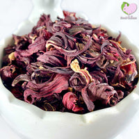 Whole dried organic hibiscus flowers  Edit alt text