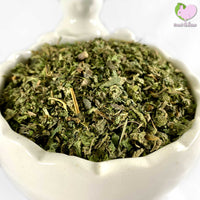 Dried organic stinging Nettle, cut and sifted.