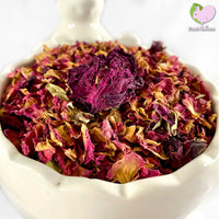 Rosebuds and petals, dried and organic for rabbits, guinea pigs, chinchillas, hamsters, degus and gerbils