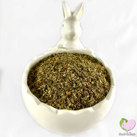 Strawberry Leaves, dried and organic, cut and sifted for rabbits, guinea pigs, chinchillas, hamsters, degus and gerbils