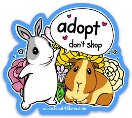 Adopt Don't Shop Sticker