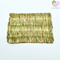 Rectangular piece of straw mat on a white background with 'Food 4 Fun' logo.