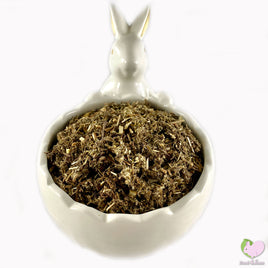 Mugwort Beifuss is green and brown and for rabbits and degus