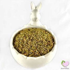 Chickweed, cut and sifted, yellow Chamomile flowers whole, pedals and buds, yellow for rabbits, guinea pigs, chinchillas, hamsters, degus and gerbils