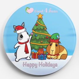 Happy Holidays Button