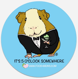 It's 5 o'clock somewhere coaster
