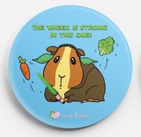 button pin guinea pig star wars the wheek the force